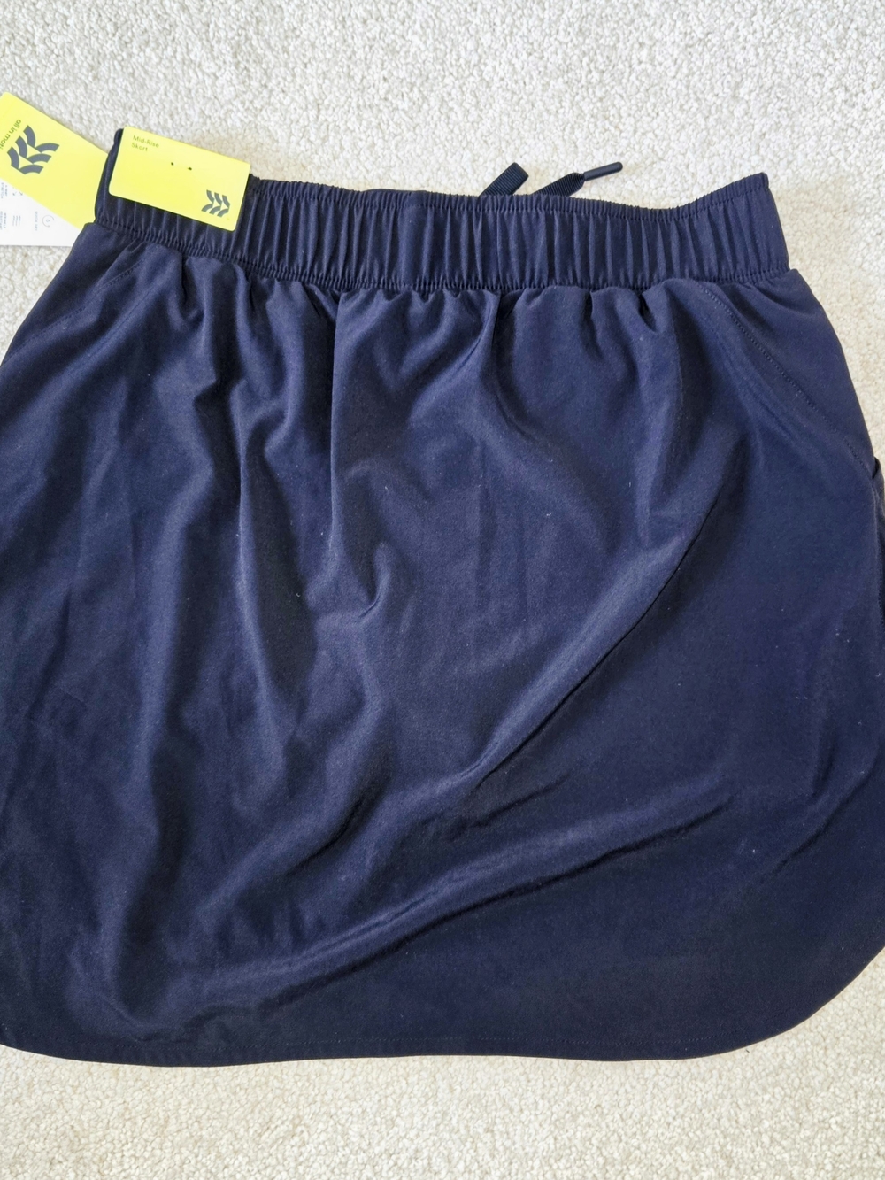 NWT Black Athletic Skort with Drawstring Womens Size Small - Picture 2 of 9